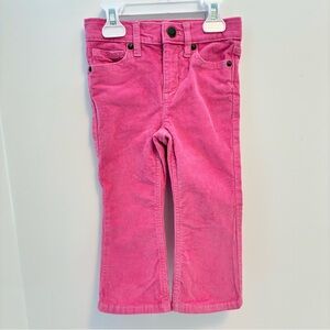 Crewcuts J. Crew Toddler Girl's Corduroy Pants Pink Size 3T
